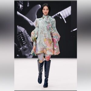 Zimmerman Concert mini dress with bow tie. Like new!!